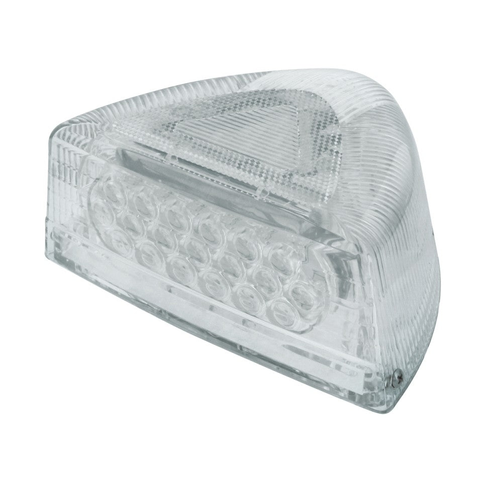 Pair of 37 LED Peterbilt 379 359 Turn Signal Light - Amber LEDClear Lens RH LH