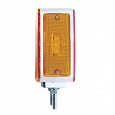 45 LED Double Stud Double 4-1/2" Square Face Turn Signal Light. Red/Amber LH&RH