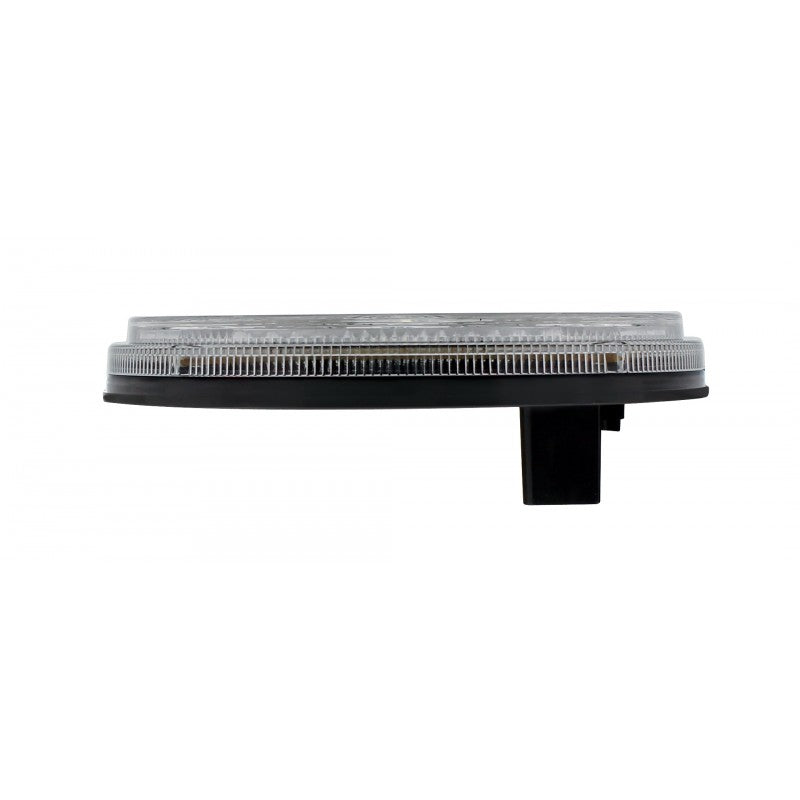 (2) 7 LED 4" Round Light (Stop, Turn & Tail) - Red LED/Clear Lens