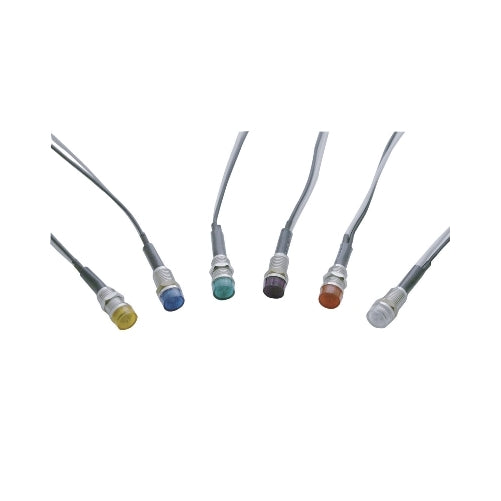 1-Mini Purple LED Dash Accent Indicator Lights / 1/4" Diameter/Set of 2 Lights