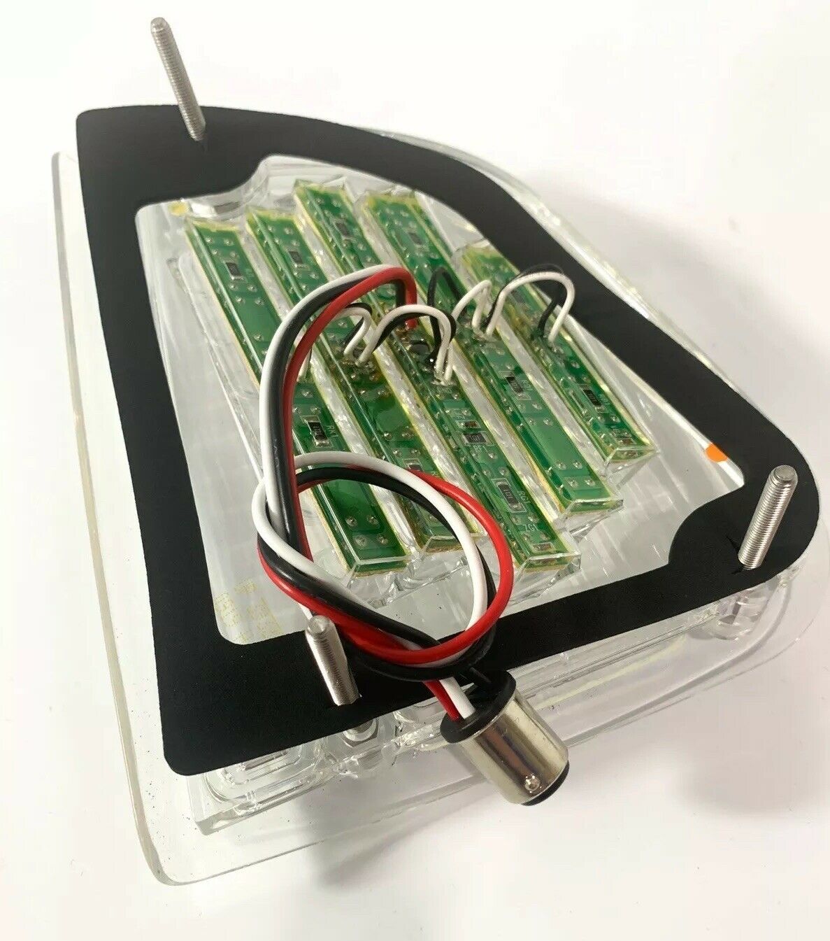 Pair Fits Kenworth K300 T300 T330 T600 LED Turn Signal Lights / Amber LED Clear Lens