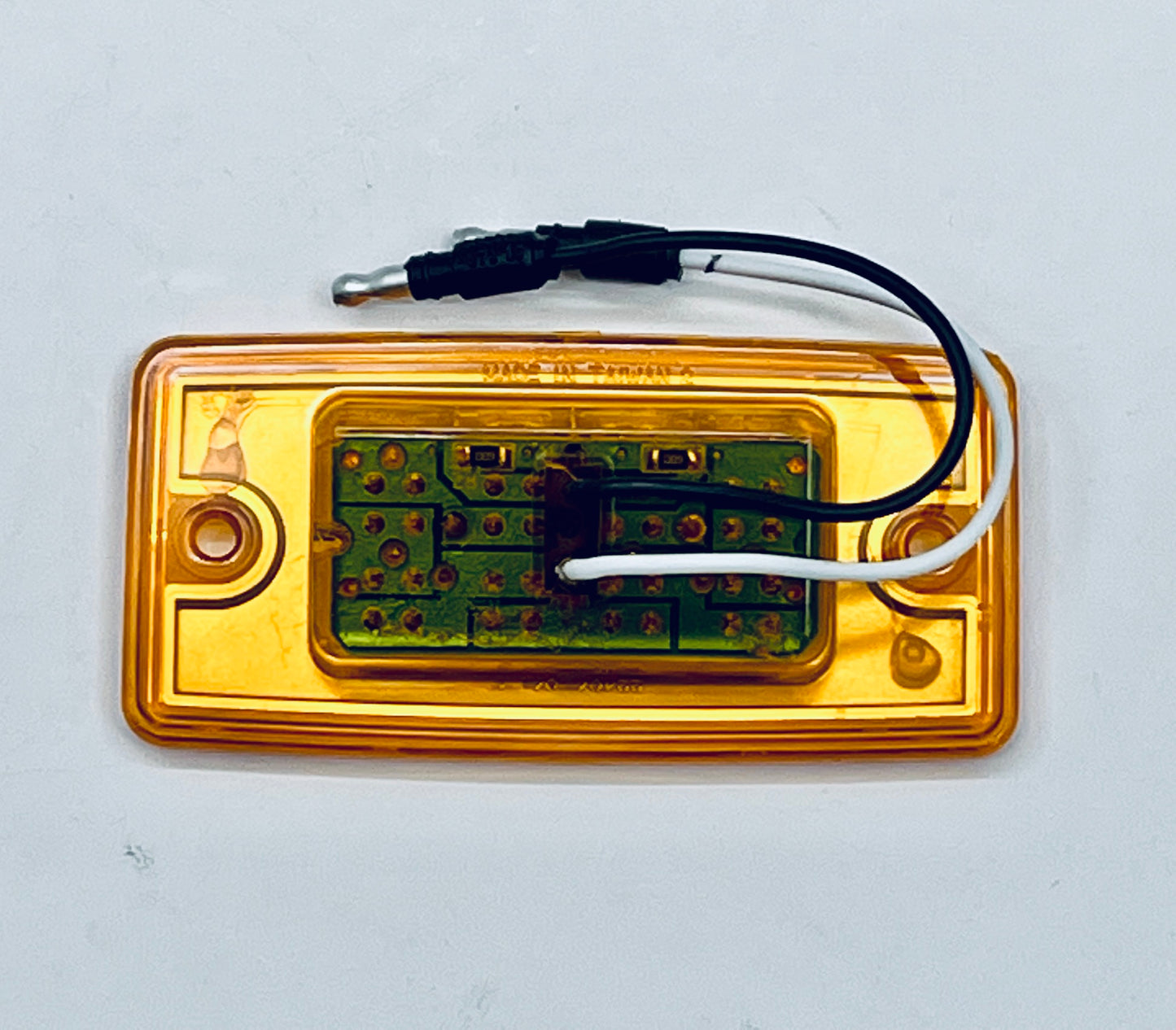 8 Amber LED Reflector Cab Light for Freightliner Century and Columbia Amber Lens