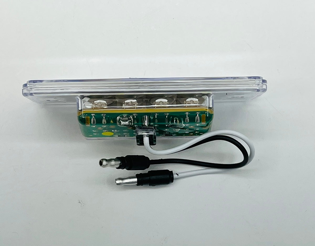 8 Amber LED Reflector Cab Light for Freightliner Century and Columbia Clear Lens