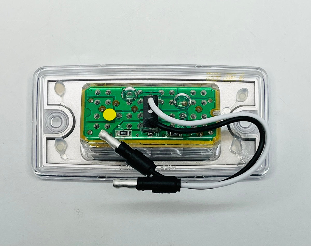 8 Amber LED Reflector Cab Light for Freightliner Century and Columbia Clear Lens