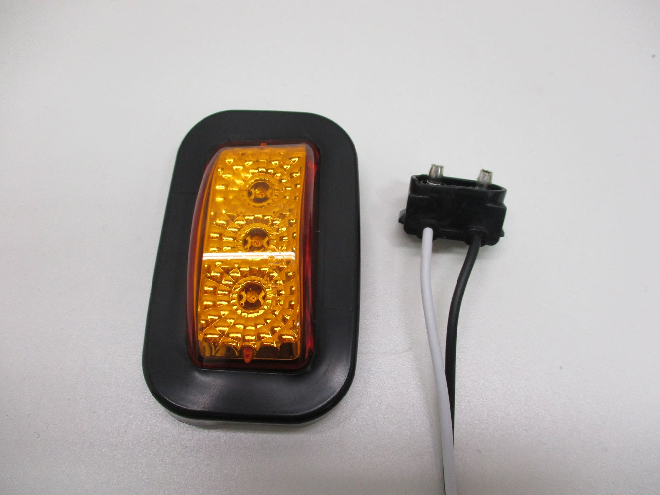 Amber LED 2.5" Truck Trailer RV Clearance Side Marker Light / Grommet Mount