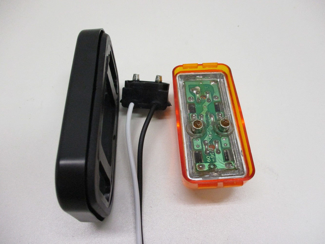 Amber LED 2.5" Truck Trailer RV Clearance Side Marker Light / Grommet Mount