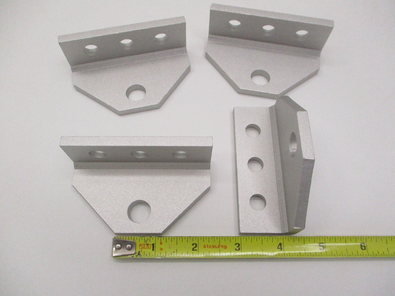 (4) Boat Pontoon Trailer Bolster Bunk Board Adjustable Swivel Aluminum Brackets