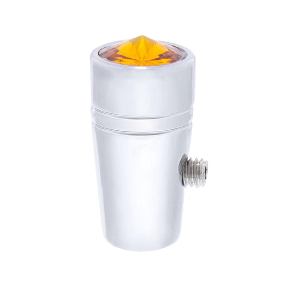 3-Pack Mini Toggle Switch 1" Extension with Amber Crystal for Peterbilt 379 359