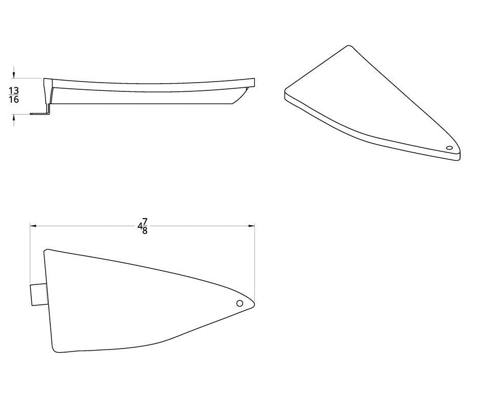 Door speaker grill driver side chrome metal Fits Freightliner Century Columbia