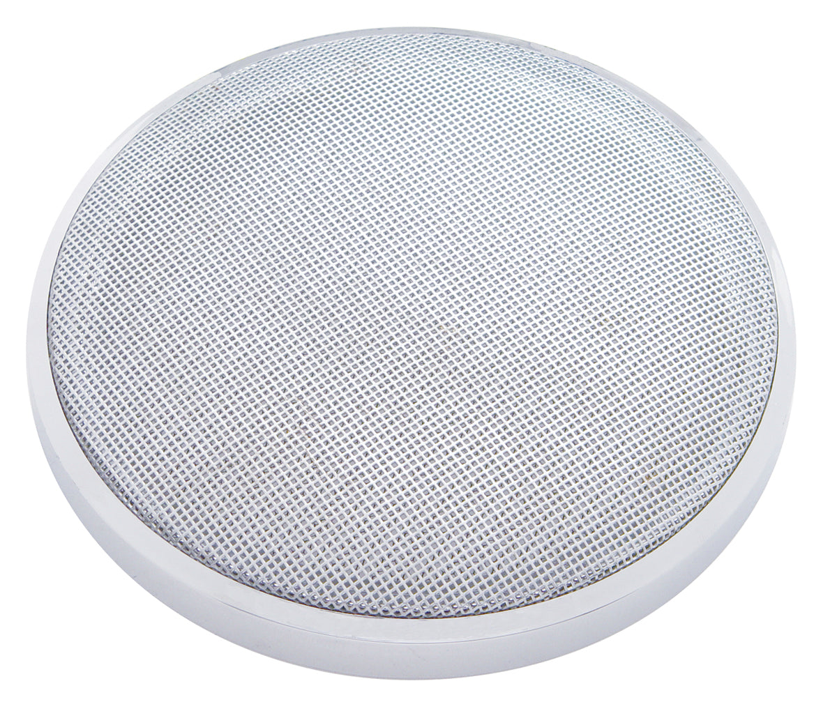 (2) Chrome 6-1/2" Round Speaker Covers for Various Peterbilt Modelss