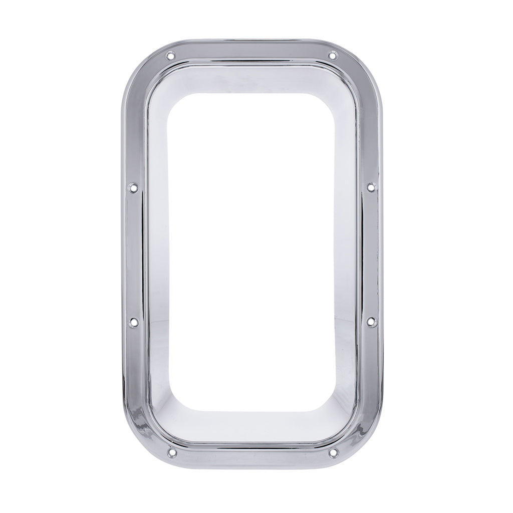 Chrome Plastic Interior View Window Trim Fits Kenworth W900L 1990-05, T800 1986-05