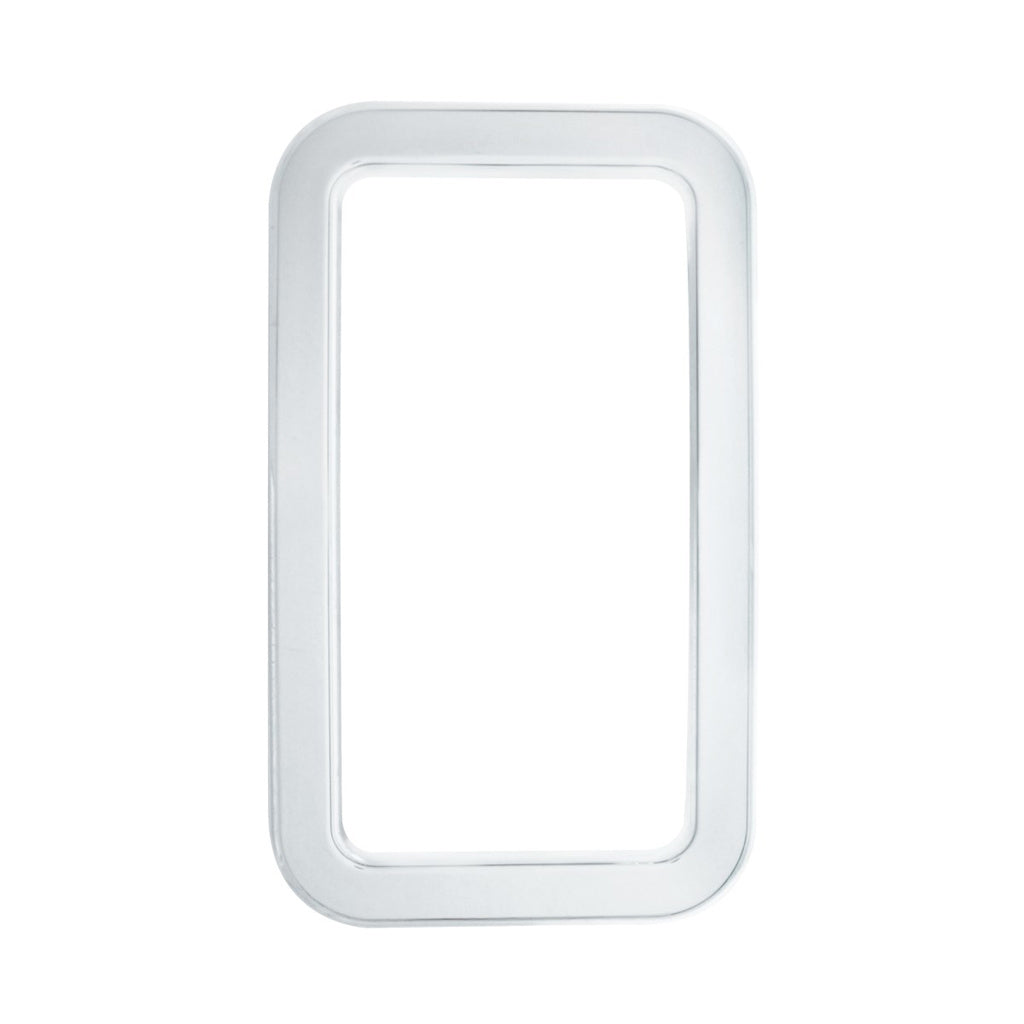View Window Trim Chrome Plastic Exterior Fits Kenworth standard door 11 5/8" x7"