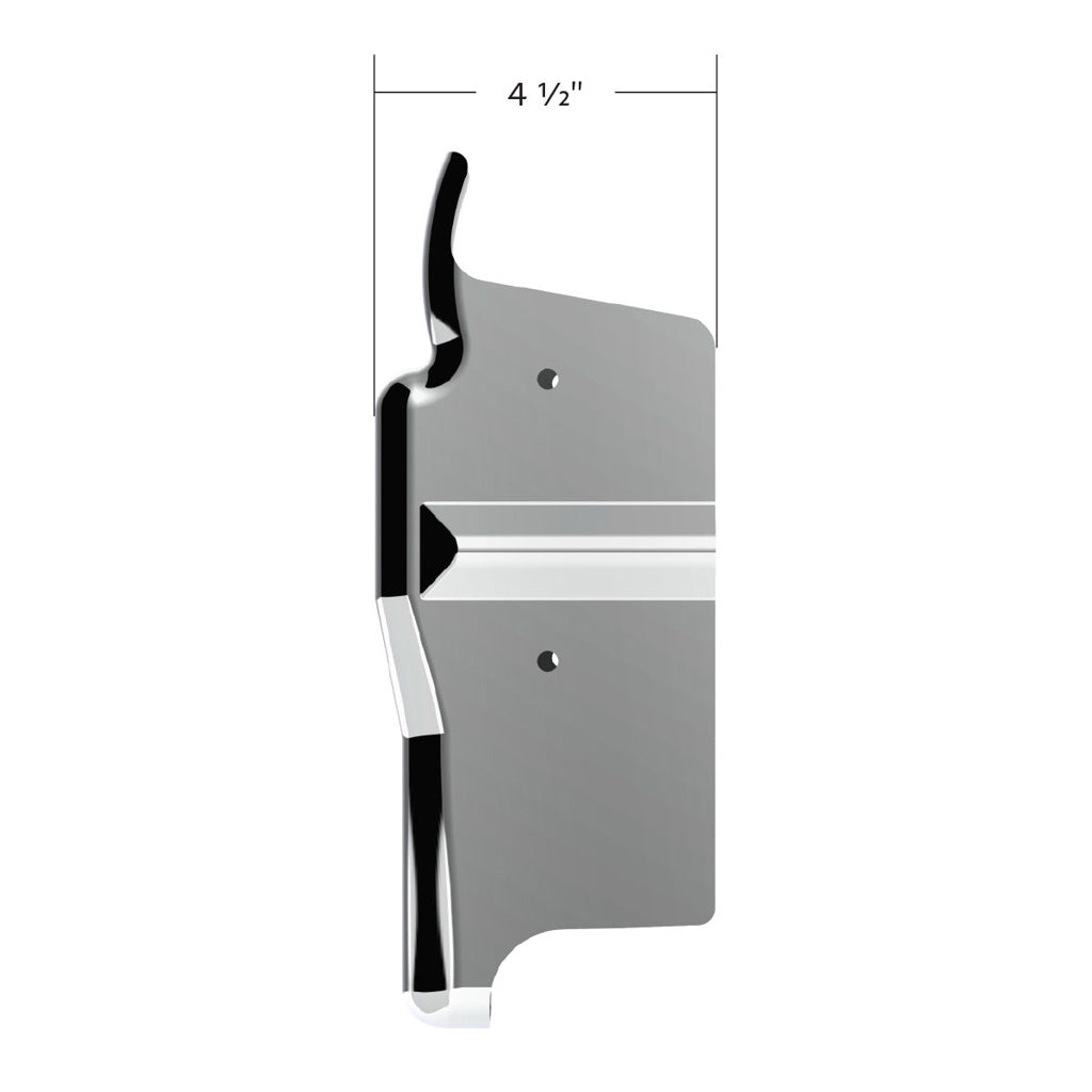 Chrome Plastic Mid-Steering Column Cover. Peterbilt 379/378 98-2010, 335, 05-10