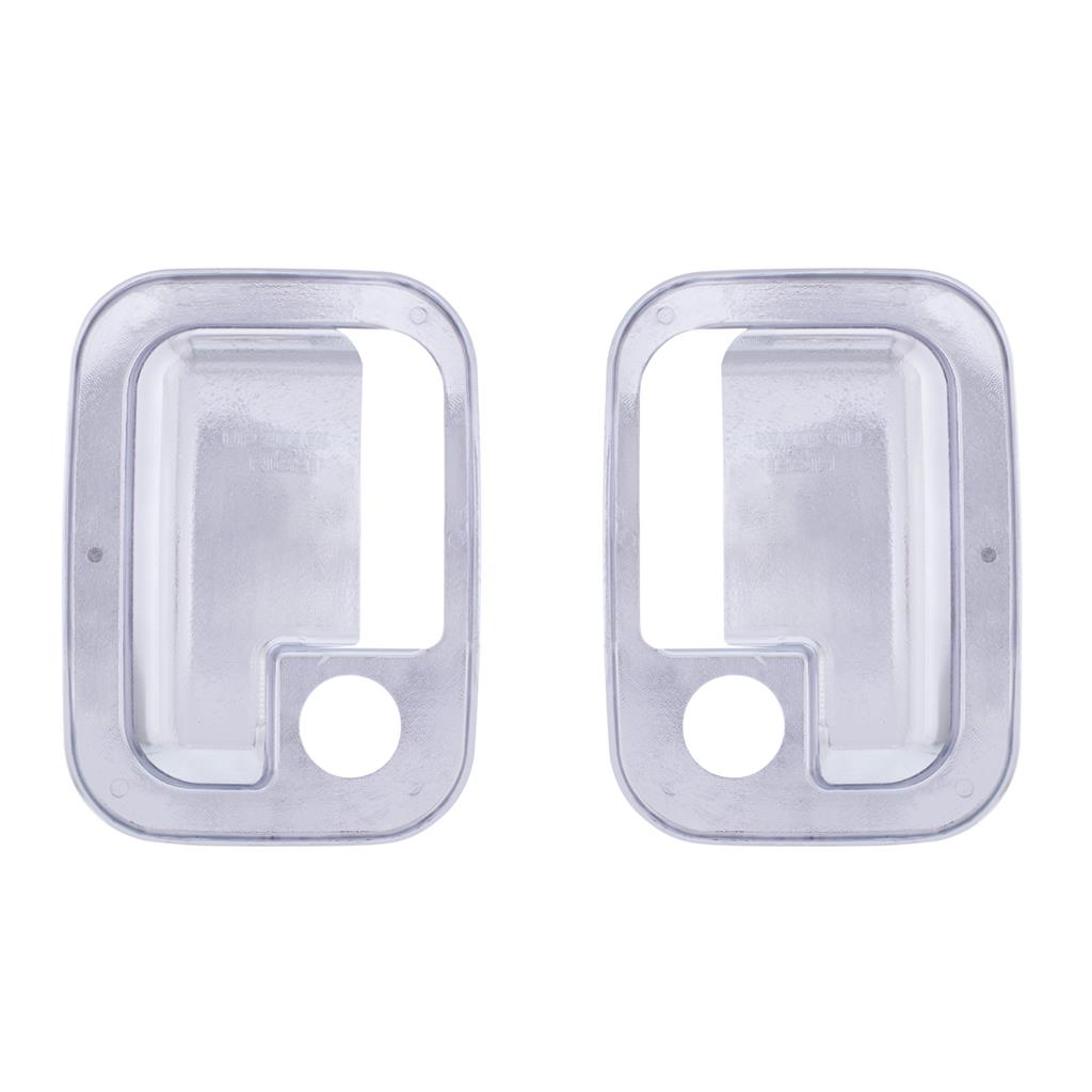 Chrome Door Handle Trim Cover fits Peterbilt & Fits Kenworth Driver & Passenger