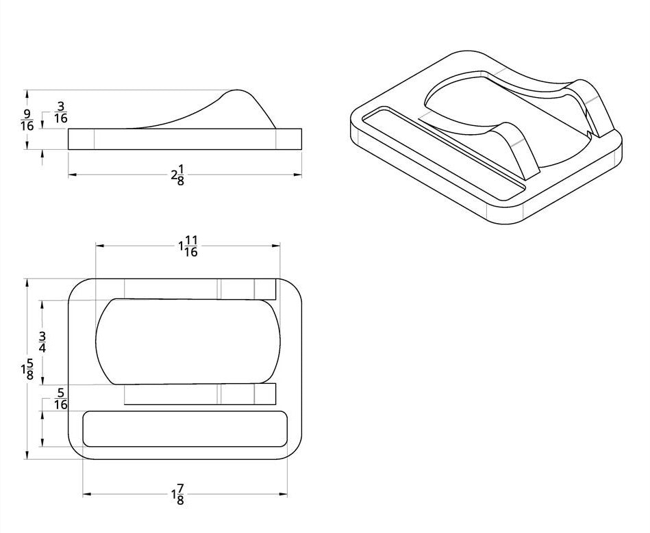 Chrome Plastic Axle Differentail Rocker Switch Cover SS Plaque fits Peterbilt