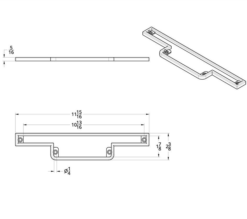 Chrome Plastic Warning Light Panel Bezel 1990-2000 Peterbilt 379/378/377