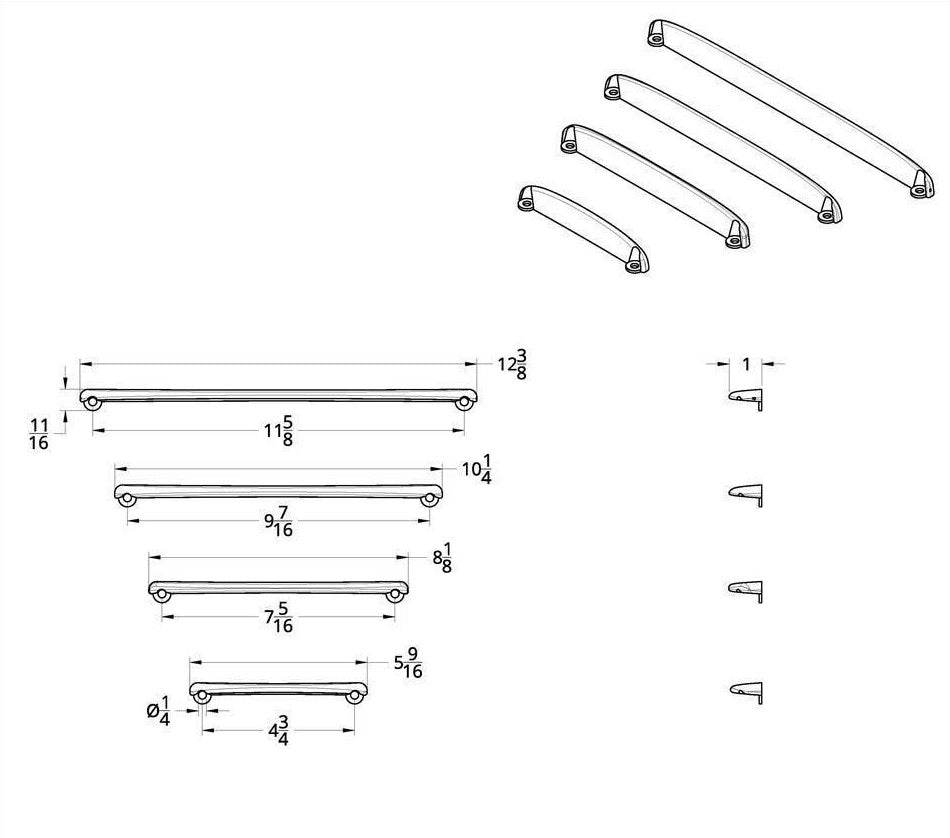 Dash Visor Set Fits Kenworth 1985-06 T600 Chrome Plastic (4 Pieces)