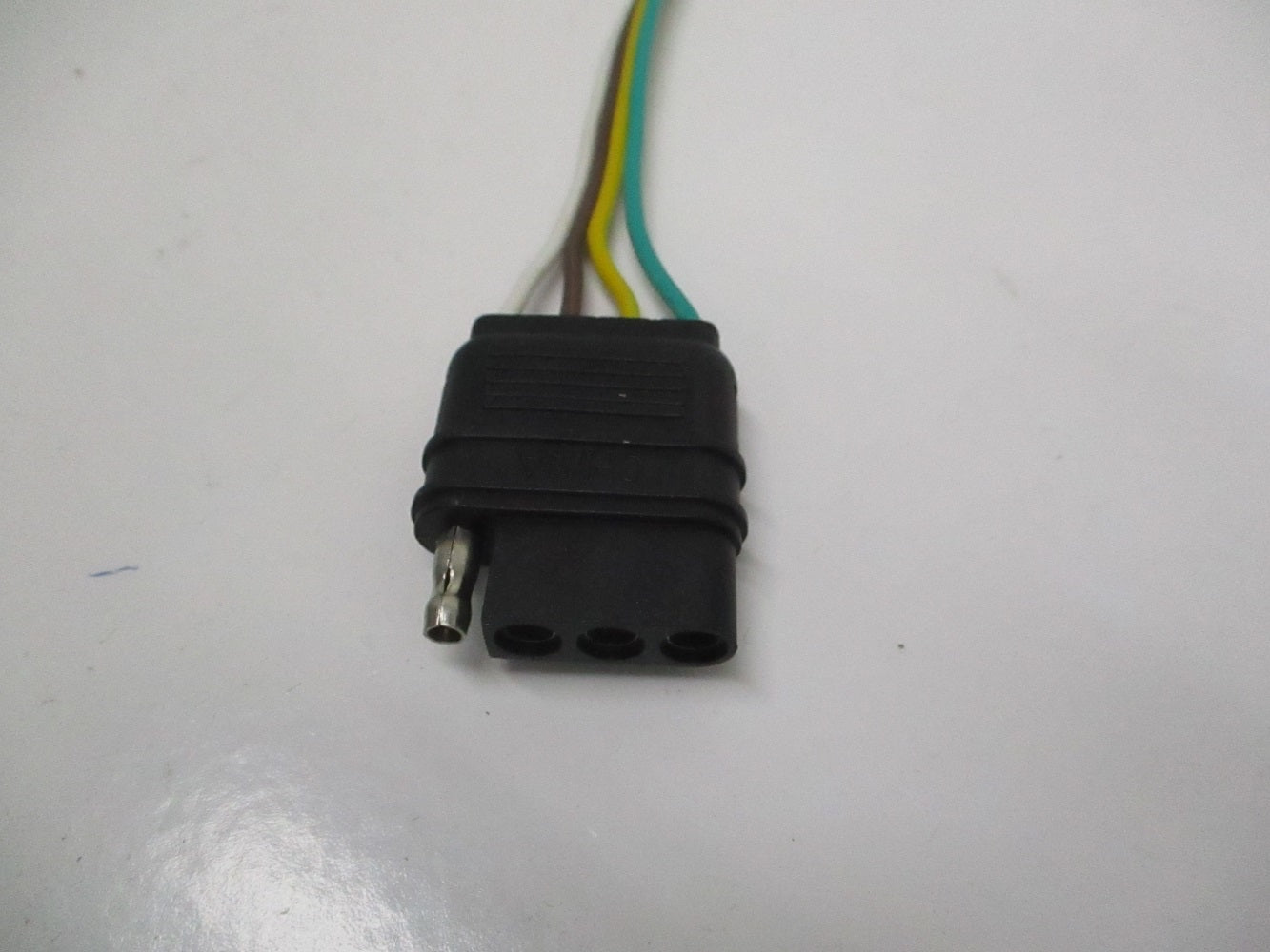 12" 4 Way Flat Plug Camper Boat Trailer Truck Car Extension Wire Harness