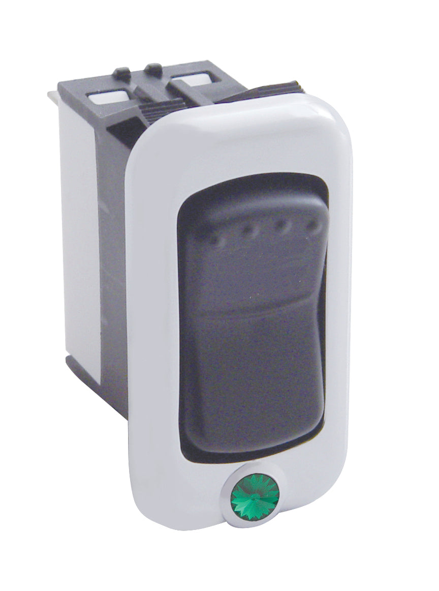 (3) Green Rocker Switch Trim Peterbilt Fits Kenworth Truck Semi