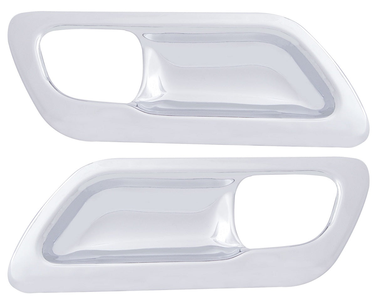 (1) Pair of Chrome Interior Door Handle Trim For 2006+ Petertiblt