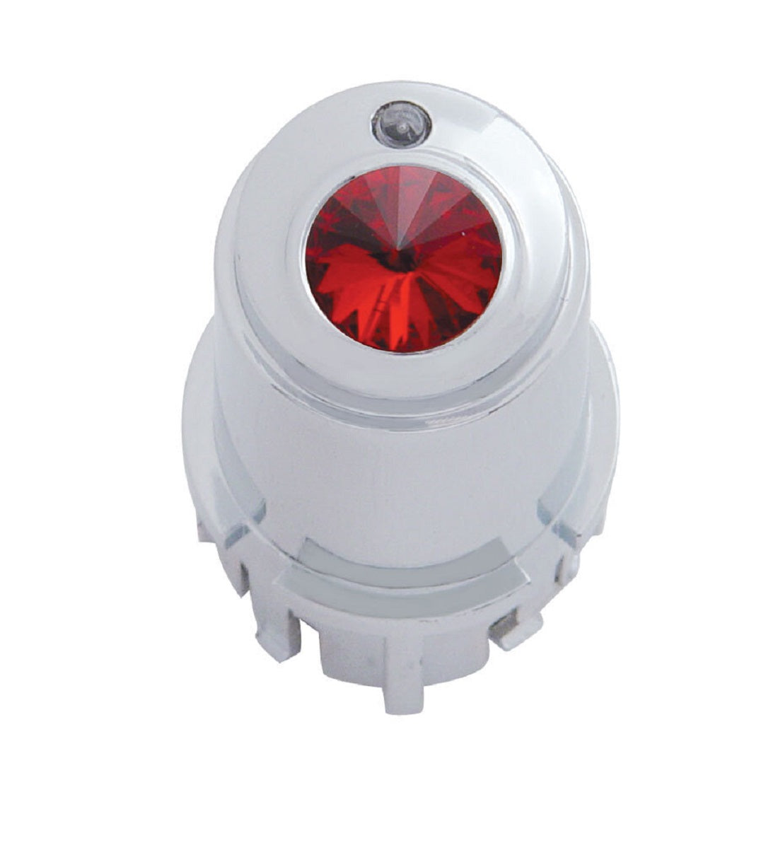 Center A/C Control Knob 2006+ Fits Kenworth - Red Crystal