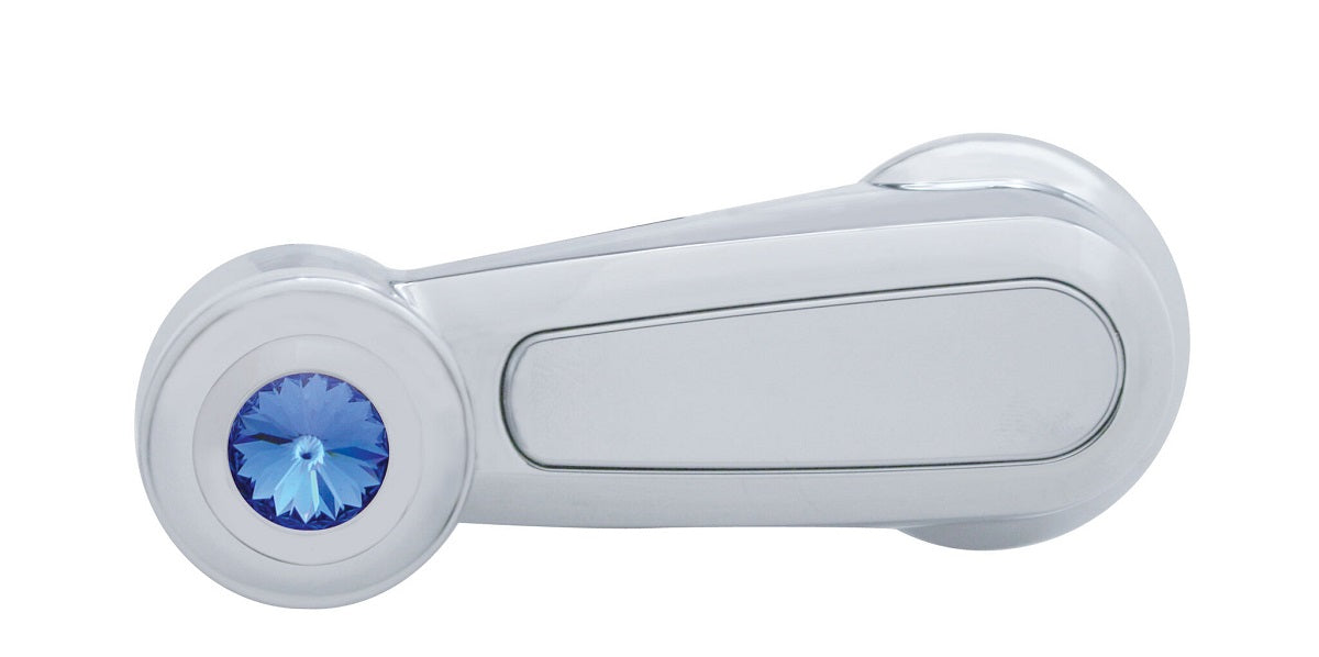 Window Crank with Blue Crystal 2006-18 Peterbilt 379, 389, 388, 387, 386, 384