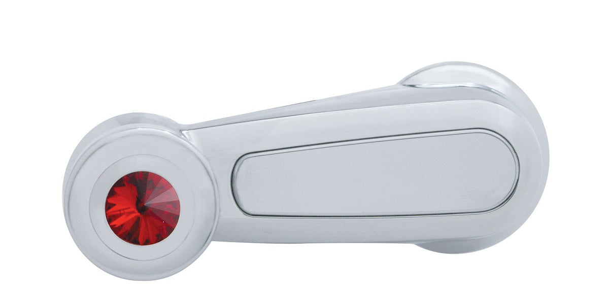 Window Crank with Red Crystal 2006-18 Peterbilt 379, 389, 388, 387, 386, 384