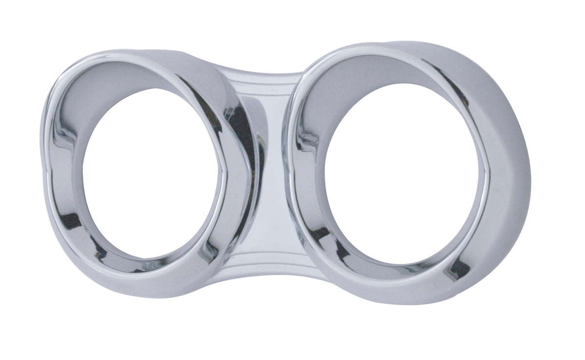 2 Gauge Cluster Cover W/ Visor For 2006+ Peterbilt 379 384 386 387 388 389