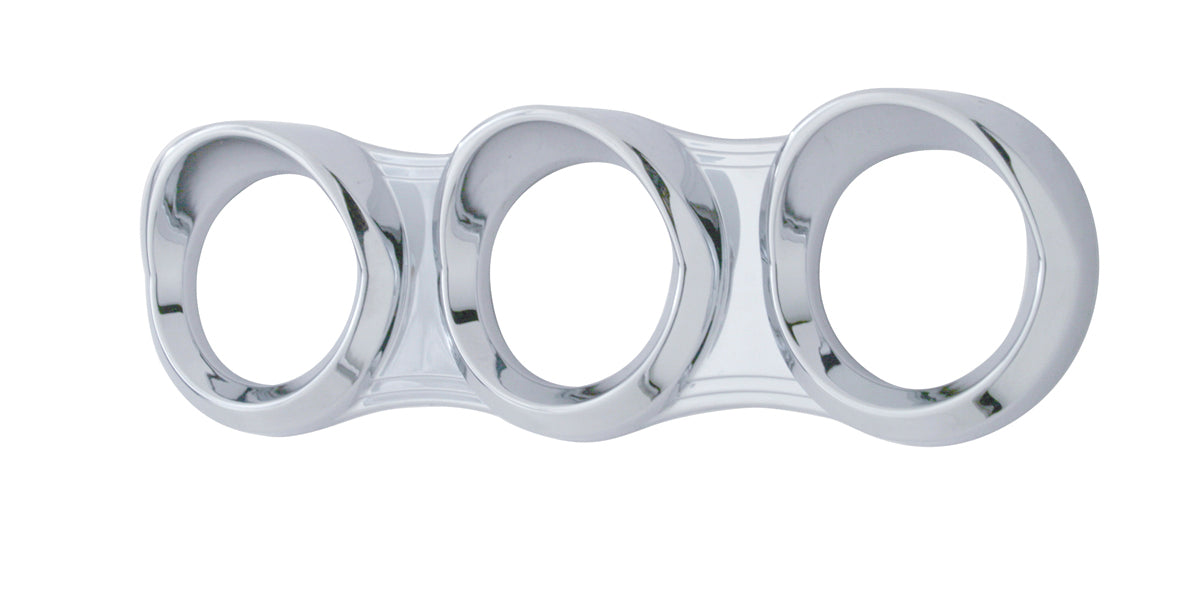 3 Gauge Cluster Cover W/ Visor For 2006+ Peterbilt 379 384 386 387 388 389