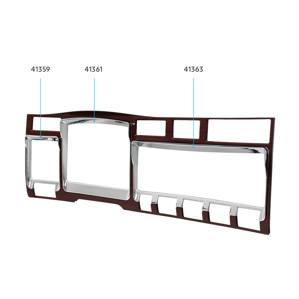 Right Gauge Dash Panel Trim 2006-2018 Fits Kenworth W900, T800, T660, and C500