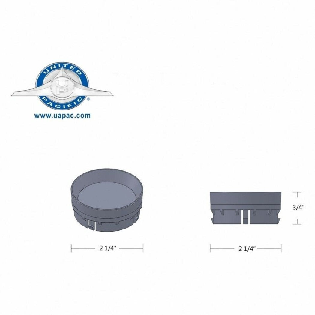 2006-18 Compatible with Kenworth Blank Gauge Cover With Chrome Mirror Center