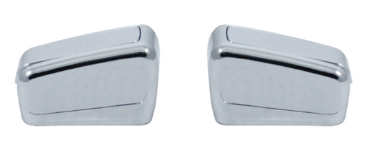 One Pair of Chrome Plastic Interior Door Handle Knobs. Fits Volvo Various Models