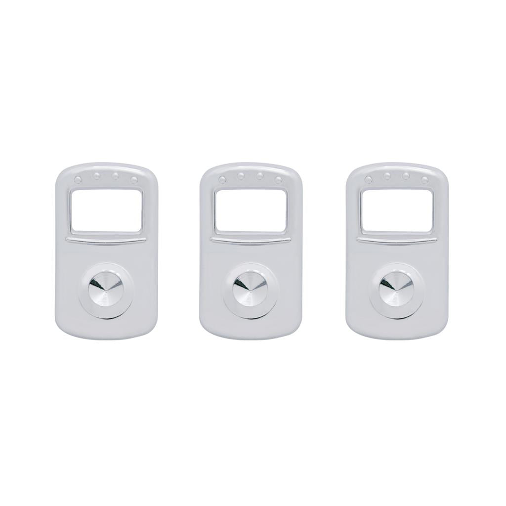 Rocker Switch Cover fits Fits Kenworth/Peterbilt Indented (Card of 3)