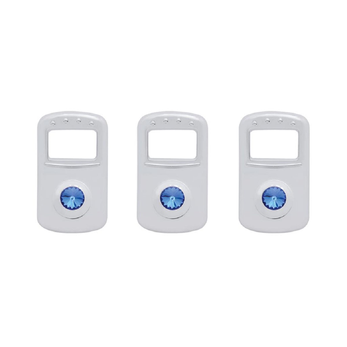 Rocker Switch Cover Fits Kenworth/Peterbilt - Blue Diamond (Card of 3)