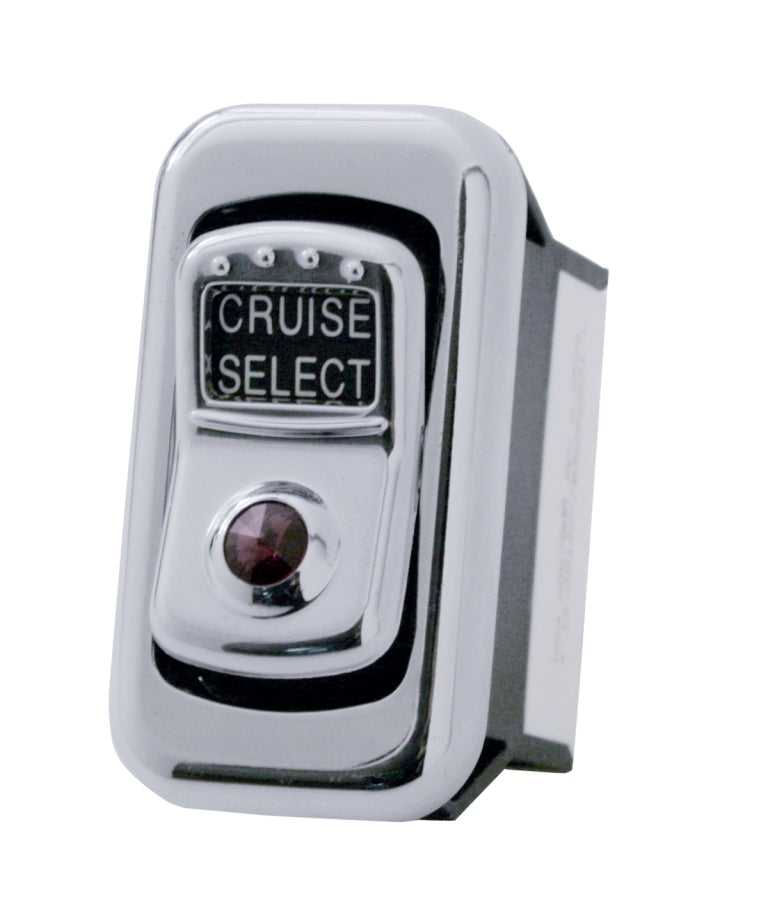 Rocker Switch Cover Fits Kenworth/Peterbilt - Purple Diamond (Card of 3)