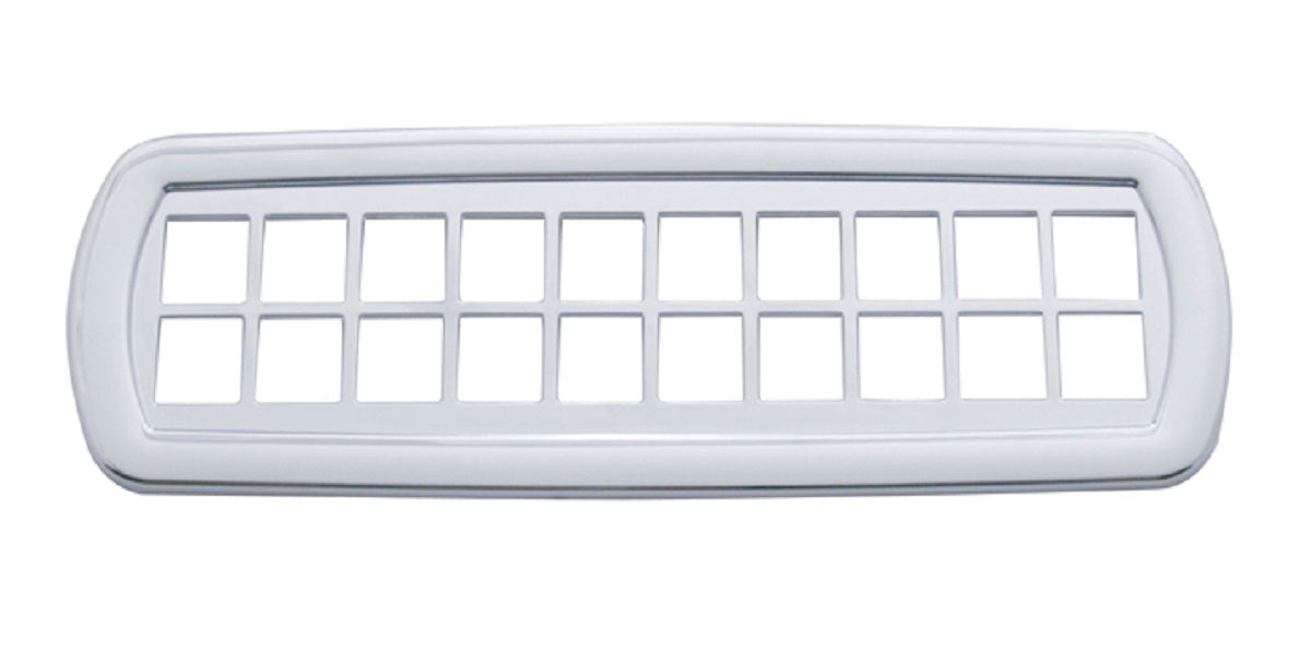 Peterbilt 387 Chrome Warning Light Trim Center Dash Trim