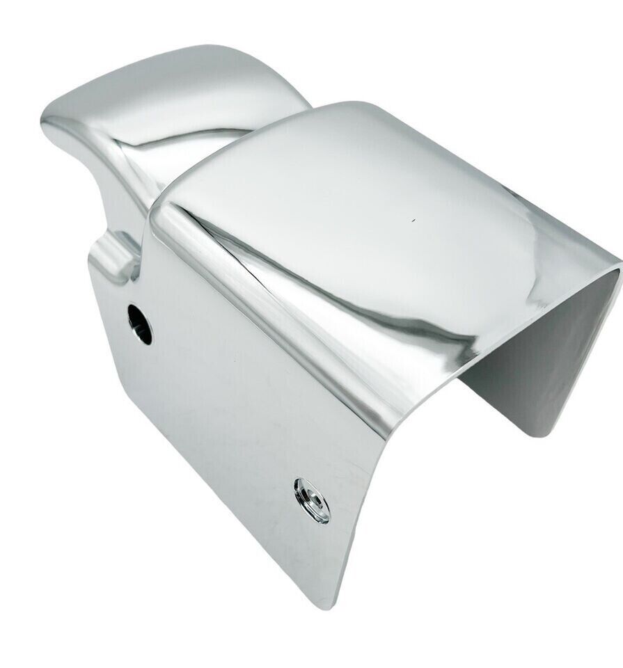Chrome Plastic Mid-Steering Inner Cover. Peterbilt 389 08-23, 388 08-14, 386/384