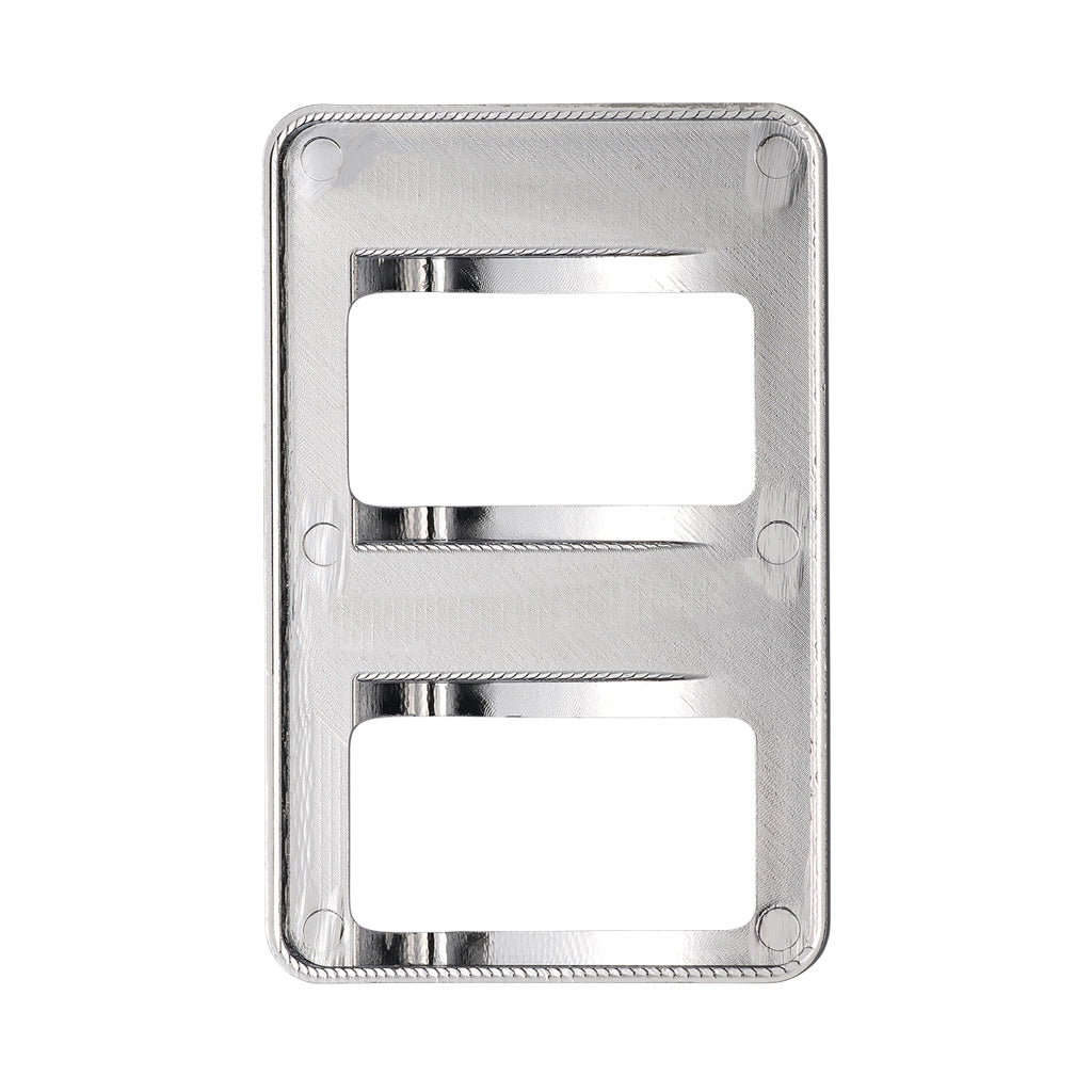 Chrome Rocker Switch Cover Peterbilt 579 (2012-2019) 567 (2004-2019) 2-Switches