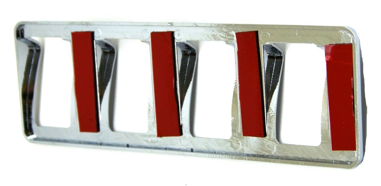Peterbilt 579 2013-2019 and 2014-2018 567 Chrome Rocker 4 Switch Cover