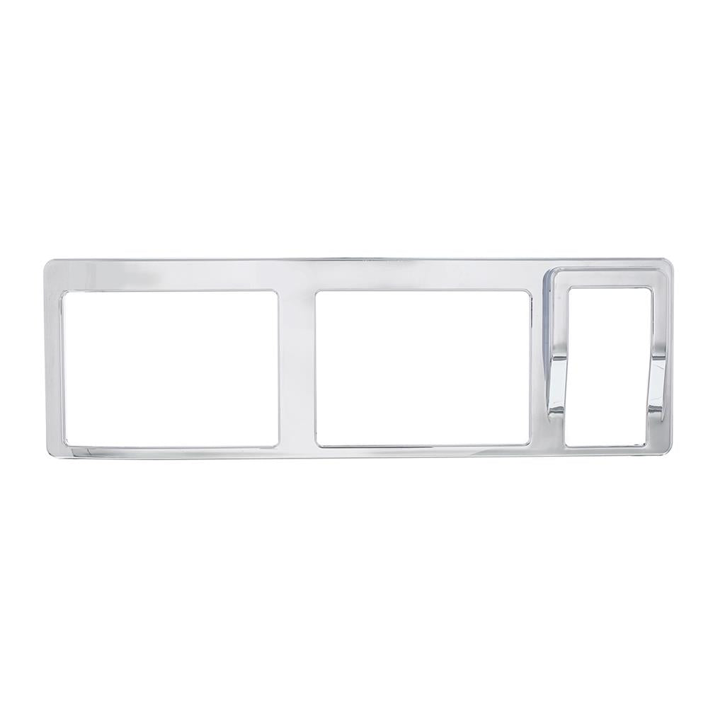 Chrome Plastic 7-Rocker Switch Bezel For 2013-2021 Peterbilt 579