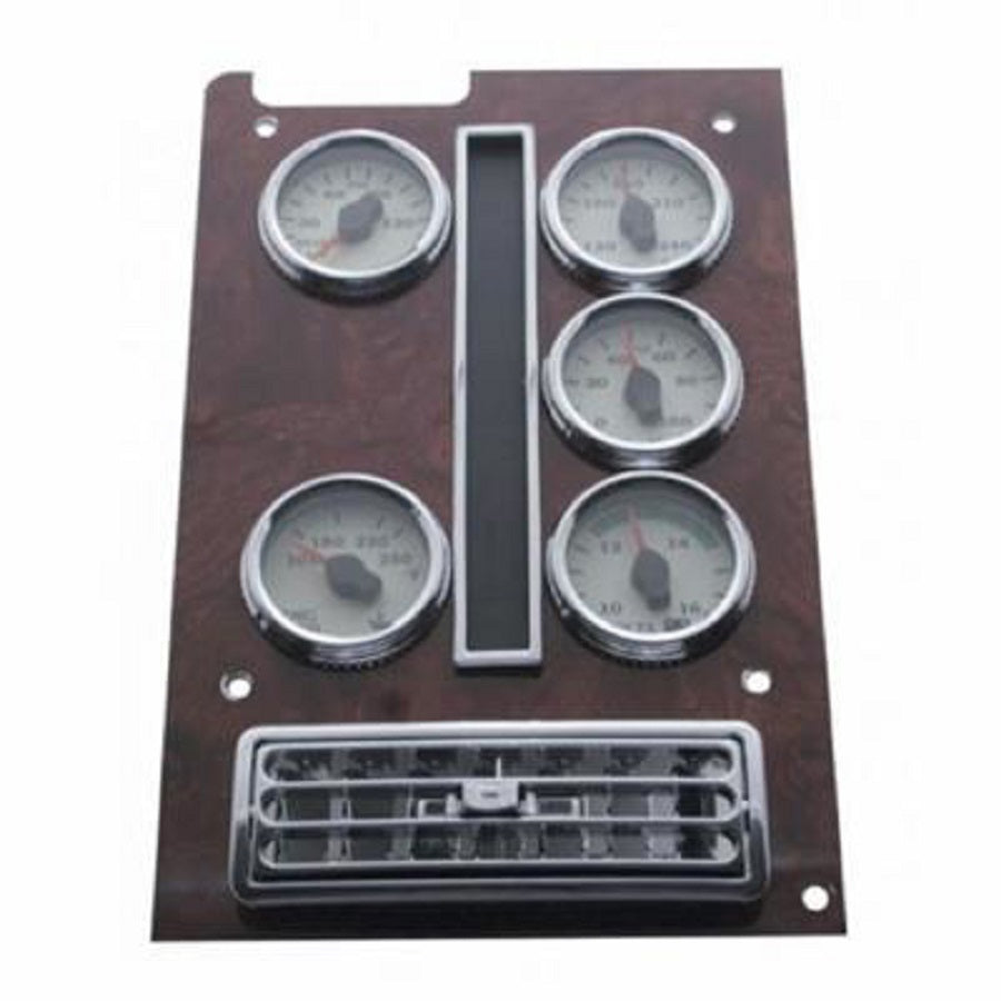 Chrome Plastic Vertical Warning Light Panel Bezel 2000-2010 International 9400