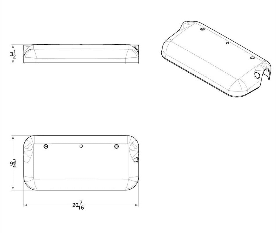 Freightliner Century and Columbia 2005+ Chrome Mirror Covers Driver & Passenger