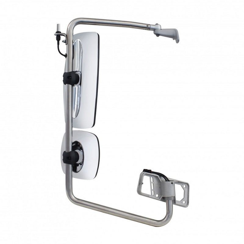 Freightliner Columbia 2002+ Chrome Electric Heated Mirror Assembly - Passenger