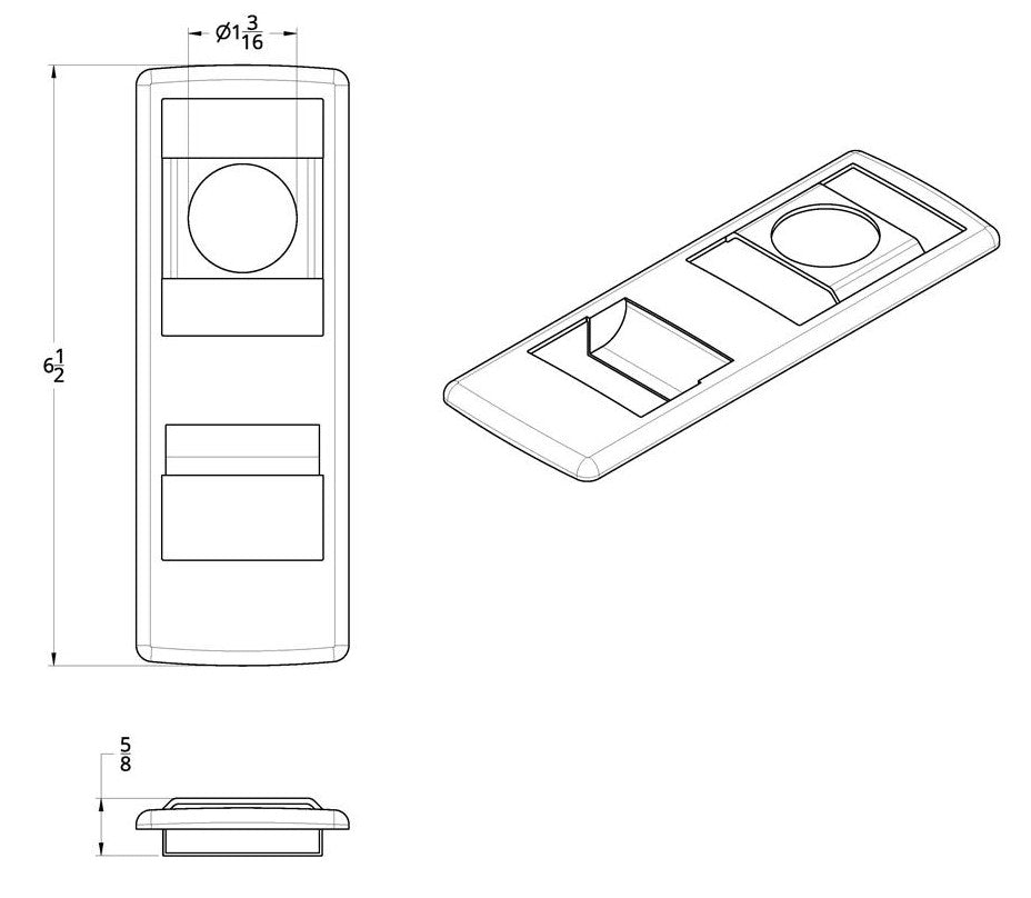 Chrome Door Switch Cover W/Power Windows/Mirrors 2018-22 Freightliner Cascadia