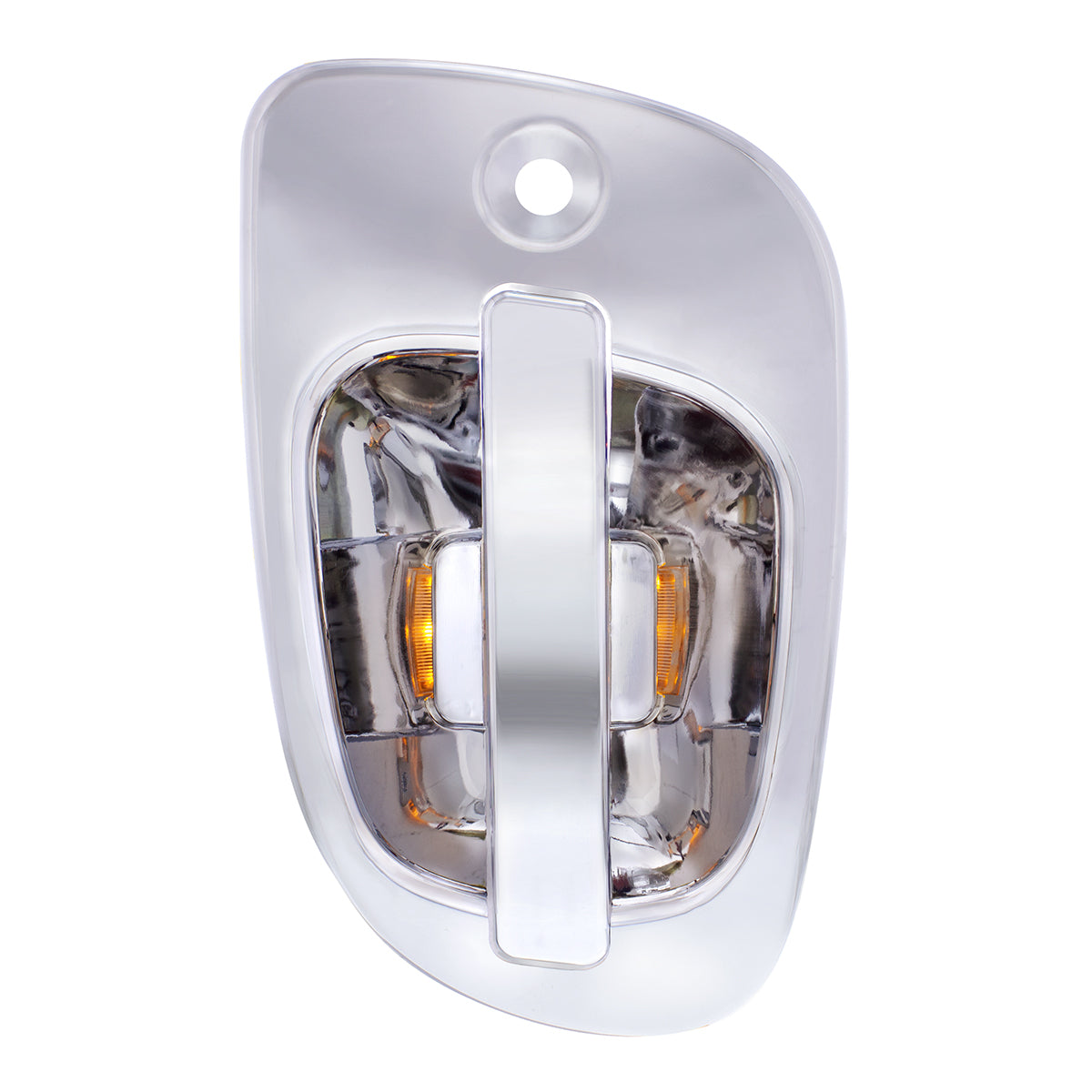 2008-17 (6) Amber LED Chrome Door Handle Cover Freightliner Cascadia RH LH