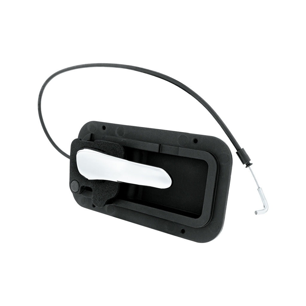 Chrome Interior Door Handle W/Cable Peterbilt 389 08-23, 386 06-16 Passenger