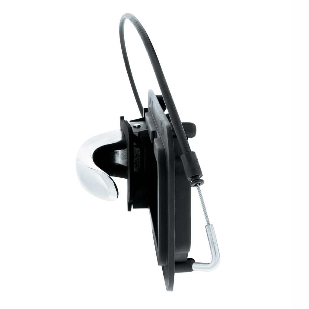 Chrome Interior Door Handle W/Cable Peterbilt 389 08-23, 386 06-16 Passenger