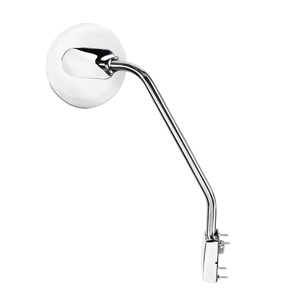 2013-19 Exterior Hood Mounted Chrome Mirror Passenger Side LH Fits Kenworth T680