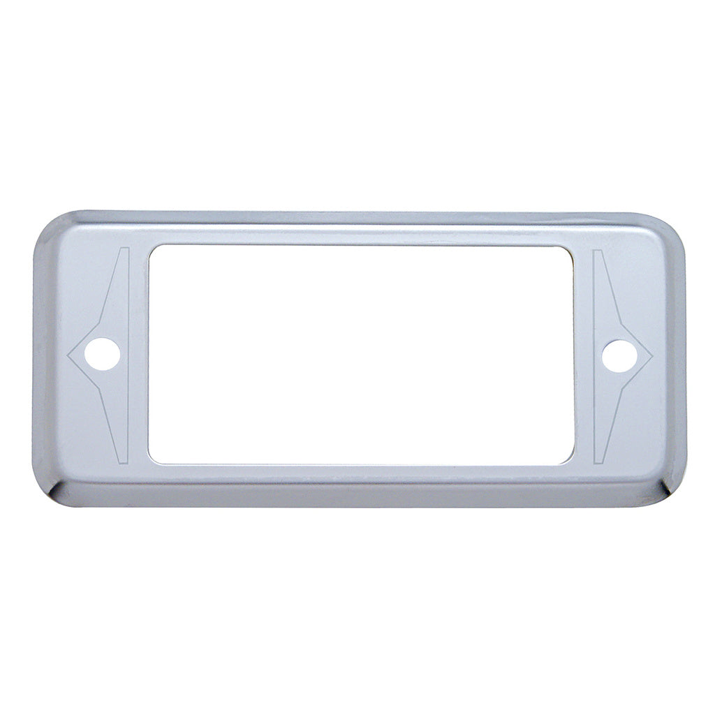 Etched Stainless "A" Panel Pocket Cover For Early Model Peterbilt Trucks