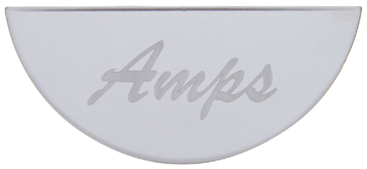 Gauge Plate Emblem for Peterbilt 359 379 Amps Stainless Etched